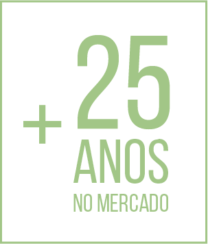 mais de 25 anos no mercado